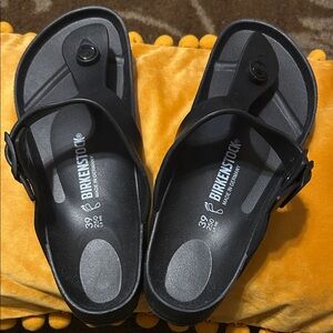 Birkenstock Black Thong Sandals